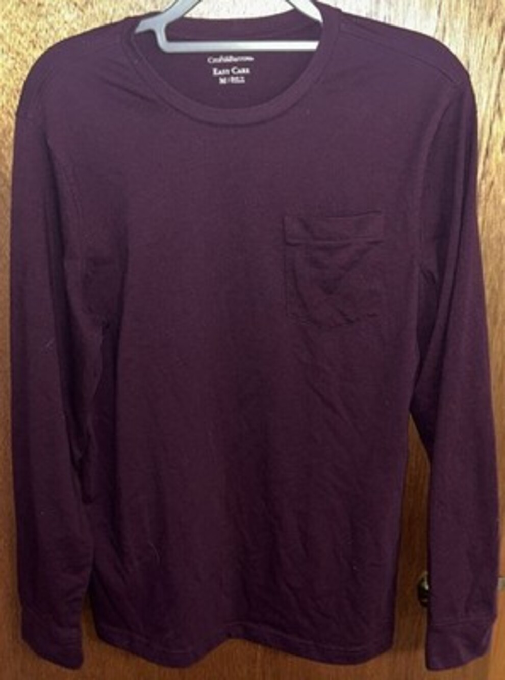 Sweatshirt Mens M Maroon Croft and Barrow 60%Cotton 40%Polyester